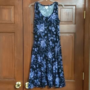 EUC LuLaRoe purple & black Nikki size S